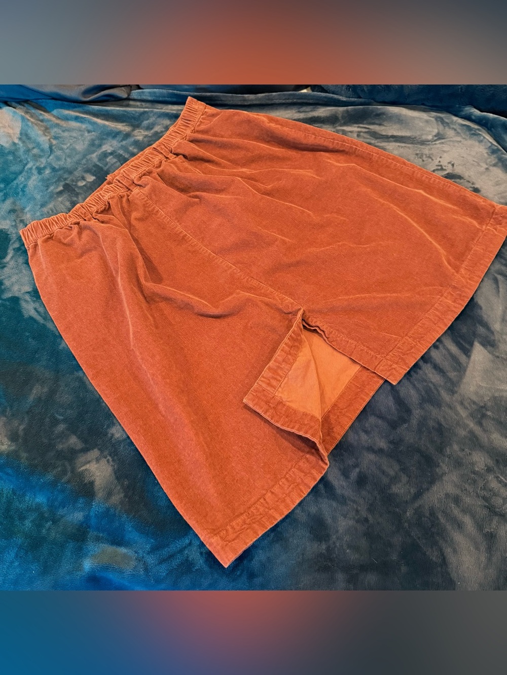 Pact Rust Corduroy Skirt - Picture 5 of 8